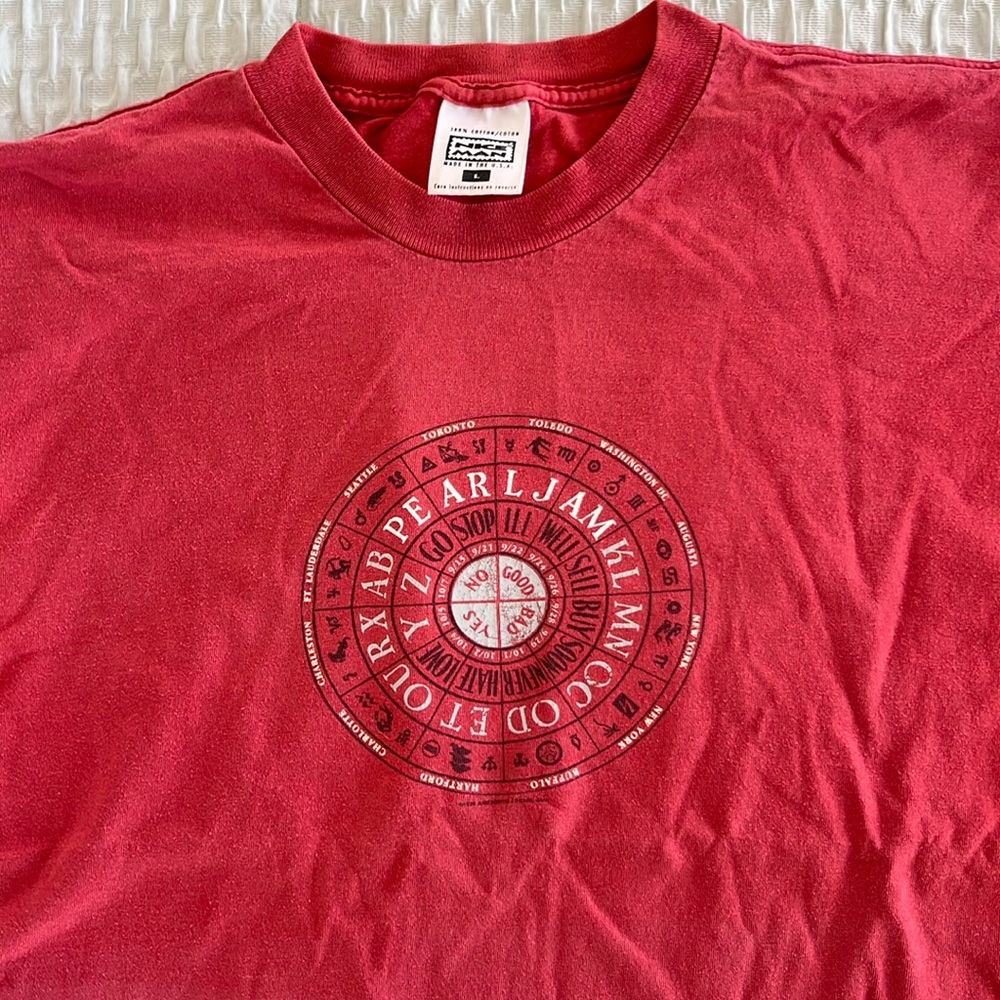 Pearl Jam No Code tshirt L